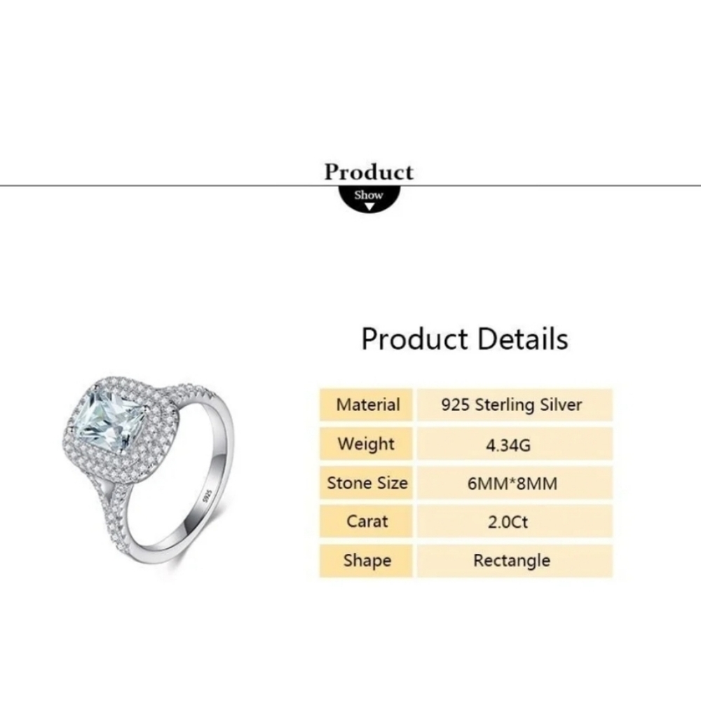 Diamond Engagement Ring. S7 - Picture 5 of 7